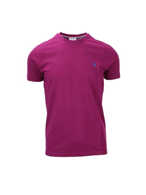 T-shirt mezza manica in cotone con logo US Polo Assn | TShirt | 6735949351159